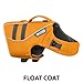 Ruffwear, Float Coat Dog Life Jacket for Swimming, Adjustable and Reflective, Wave Orange, Medium