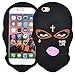 VERYLULU Goon Thug Life Big Eyes Woman Face 3D Cute Cartoon Masked Teared Girls Jesus Christian Cross Coque Soft Silicone Phone Case Cover (iPhone 7/8)
