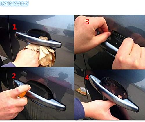 Door handle protection stickerS for Mitsubishi Asx Lancer 10 9 Outlander 2013 Pajero Sport L200 Expo Eclipse Carisma Galant Gran