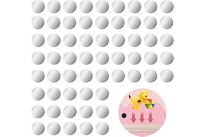 YEE HFAFA 60pcs Metal Plates for Tonie Figures Storage, Adhesive Thin Metal Plate for Magnets, Small Metal Plate for Magnetic Tonies Shelf DIY, Round Sticky Metal Plate for Magnet (0.79inch, 20mm)