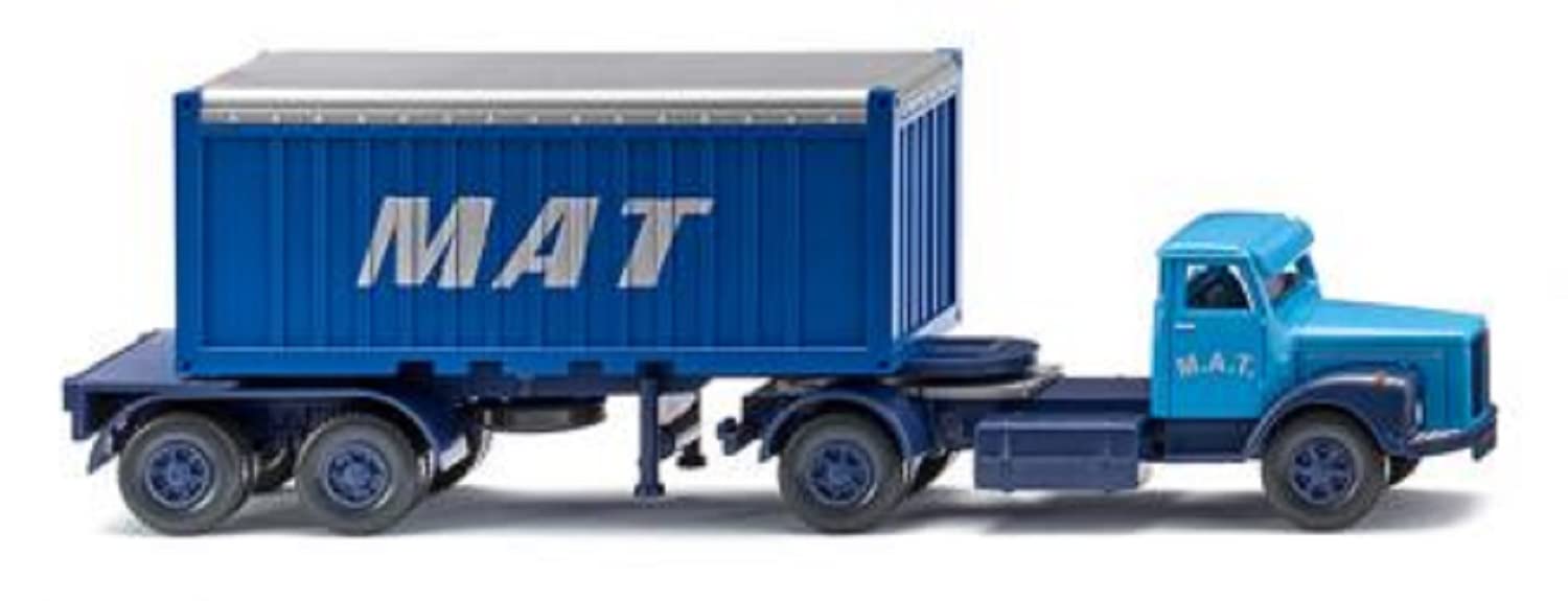 Wiking 052604 H0 Scania Container Semi Trailer 20 Inch M.A.T