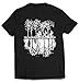 Revel Shore Stranger Things The Upside Down 1983 T-Shirt (Small) Black