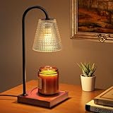Candle Warmer Lamp with Timer-Dimmable Black Candle