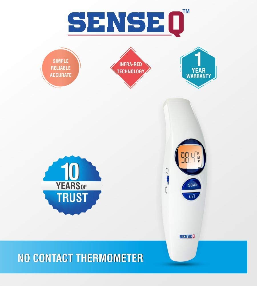 Buy SenseQ Infrared NonContact Thermometer with Color Coded Fever
