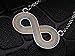 GuDeKe Rainbow Gay Pride LGBT Infinity Necklace Pendant Gift for Men/Women