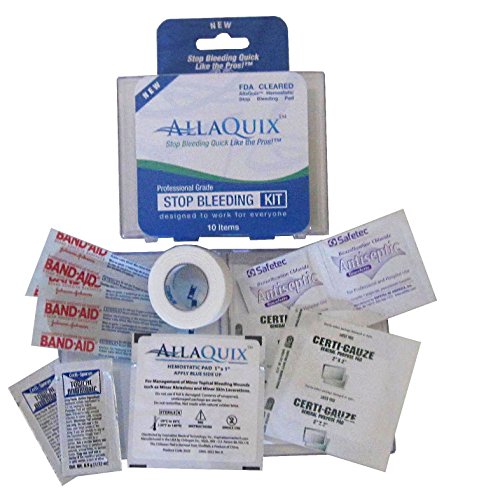 Inspiration Medical Technology AllaQuix Stop Bleeding KitFirstAid Trauma Kit, Includes One