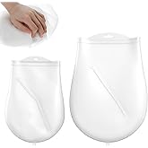 2-Pack Silicone Bread Sling Dough Proofer, Silicone Kneading Bag Set, Large &amp; Small Dough Kneading Bag for Bread, Pastry, Pizza, Tortilla, White