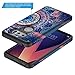 Rosebono for LG V30 Case, LG V30 Plus Case, Hybrid Dual Layer Shockproof Hard Cover Graphic Fashion Cute Colorful Silicone Skin for LG V30 / LG V30Plus (Mandala)