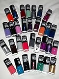 Lot of 10 Maybelline Color Show Finger Nail Polish No Repeat Colors Fast DRY Fingernail Polish