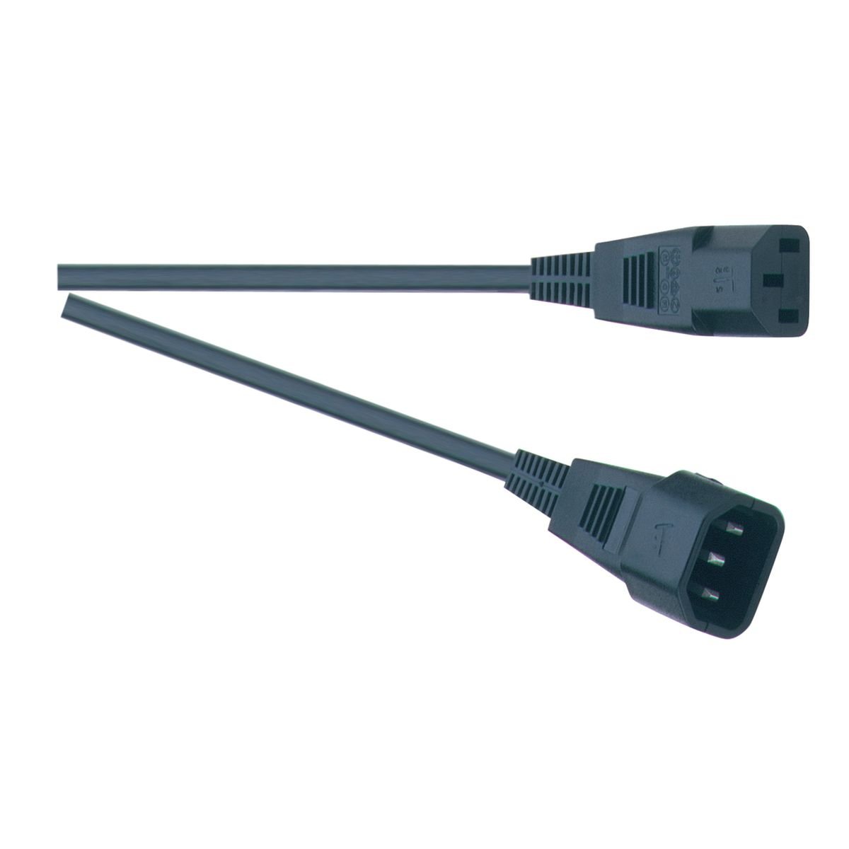 IEC to IEC Extension Lead, Black