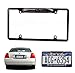 XJW Viewing Angle Universal Car License Plate Frame Mount Rear View Camera, 8 IR LED