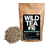 Organic Peppermint Tea, Loose Leaf Herbal Peppermint Leaves, Wild Tea #16 Peppermint Soothe by Wild Foods (8 ounce)