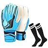 Villavivi-2-Articulos-De-Portero-Guantes-De-Portero-De-Futbol-con-Protectores-para-Dedos-Calcetines-De-Futbol-para-Ninos-Ninos
