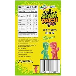 SOUR PATCH KIDS Original Soft & Chewy Candy, 3.5 oz
