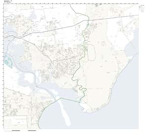 Amazon.com: ZIP Code Wall Map of Baytown, TX ZIP Code Map Not Laminated