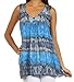 Sakkas Ocean Breeze Sleeveless Blouse