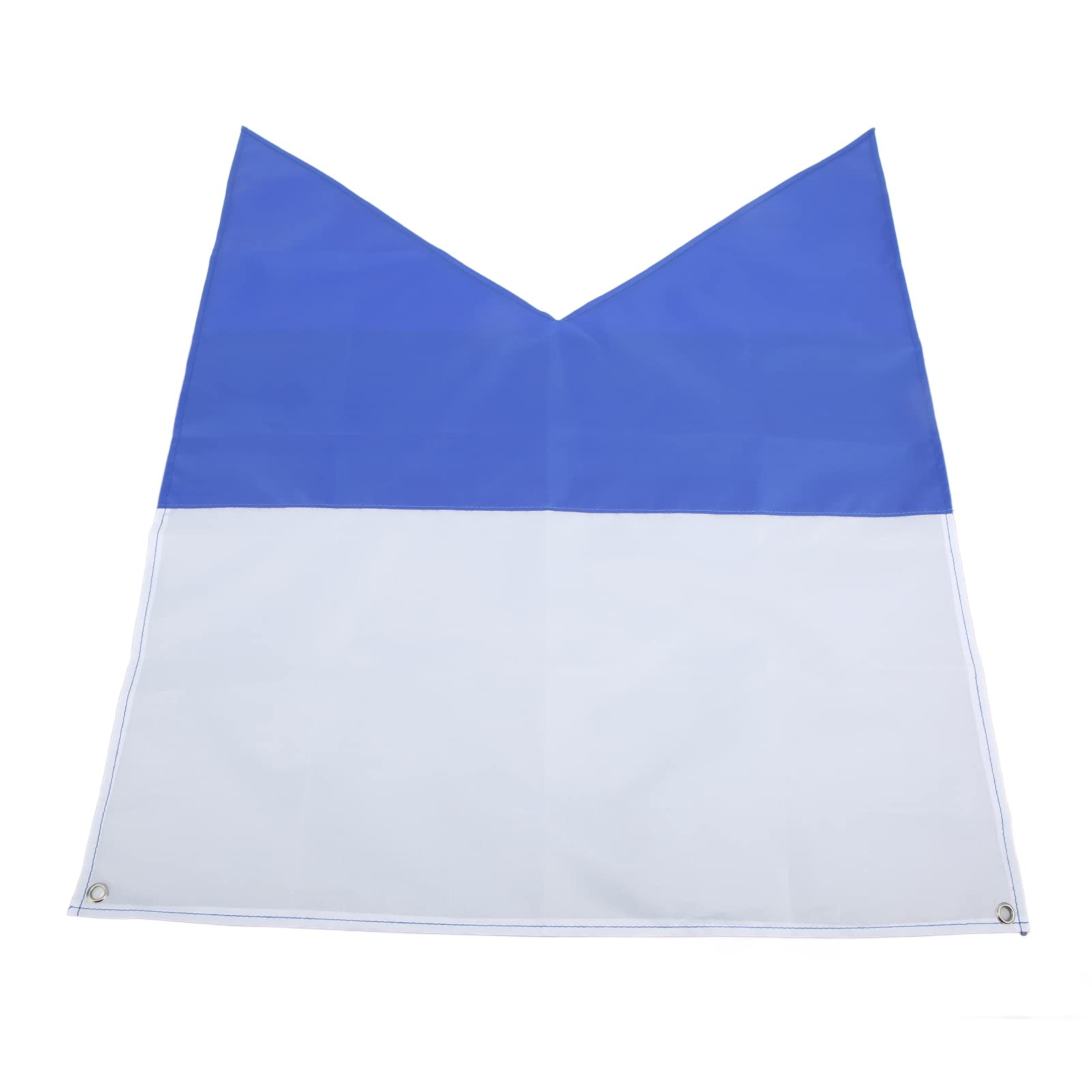Dive Boat Alpha Flag Lightweight Scuba Diving Blue White Flags 70x60cm Polyester Diver Down Flag with Bright Colors for Snorkeling Underwater Activities