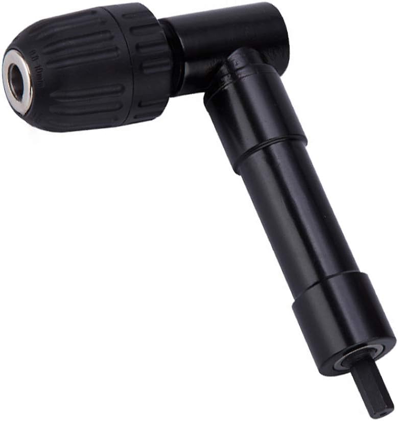 Gobesty Right Angle Drill Attachment, 0.810mm 90 Degrees Right Angle Drill Professional Right