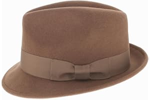 Hats in the Belfry Trilby Men/Women Snap Brim Vintage Dress Fedora Hat 100% Wool
