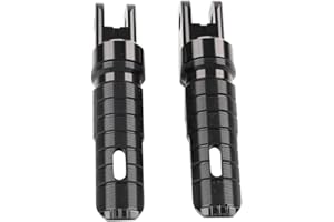Cngoat41 1 Pair Aluminum Bike Pedals Foot Peg Front Footrests Black For MV Agusta Brutale 800 RR All Year