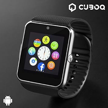 qtimber Smartwatch CuboQ Titanium #manufacturer # 10 x 8 x 10 cm ...