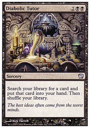 Magic: the Gathering - Diabolic Tutor - Ninth Edition