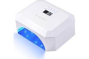 Makartt UV LED Nail Lamp: UV Light for Gel Nails Rechargeable Aurora 36W Gel Lamp with 4 Timers & Auto Sensor Professional Fast Curing Cordless Nail Light for Home Salon Manicure