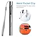 Premium Pen Lights for Nurses USB Rechargeable Nursing Penlight Flashlights 2 Pack White/Yellow Light for Medical Students Doctors Stainless Steel Body