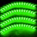 Zento Deals 30cm Green LED Car Flexible Waterproof Light Strip Pack of 4