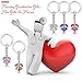 Zhanmai 5 Pack Nurse Gifts Keychains 2025 Nursing Week Appreciation Graduation Gift for Women Thank You Party(Pink, Blue, White, Purple, Mixed Color)