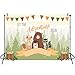 Mehofoto Adventure Woodland Backdrop Woodland Friends Birthday Photography Background 7x5ft Woodland Animal Baby Shower Photo Backdrops