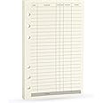 A6 Planner Inserts Binder Refill Paper,for Filofax/6 Ring Notebook Budget Binders, 45 sheets/90pages, 100Gsm Quality, Harphia (A6 3.74 x 6.77'',Finance)
