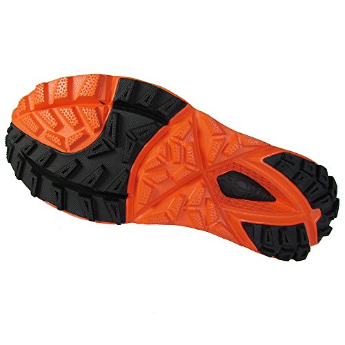 Hoka One One Mens Mafate 4 Running Sneaker Shoe, Grey/Flame, US 11