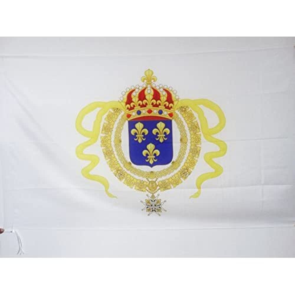 AZ FLAG - New France Flag - 3x5 Ft - Nouvelle-France Banner with Sleeve - 100% Polyester - Fade Resistant - Vivid Colors - 3' x 5' Feet - 150x90 Cm