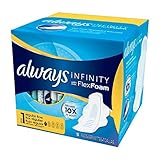 Always Pads Size 1 Infinity with Flex Foam 18 Count