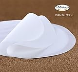 IONESTAR Rounds Pre Cut 9 inch 100 Pcs in Bulk Parchment Paper Liners for Cooking,Eco-Friendly,Non-bleached,Non-Wax,Non-Stick,Circles Paper Suit for Food, Baking,Cookie,Dutch Oven,Toaster
