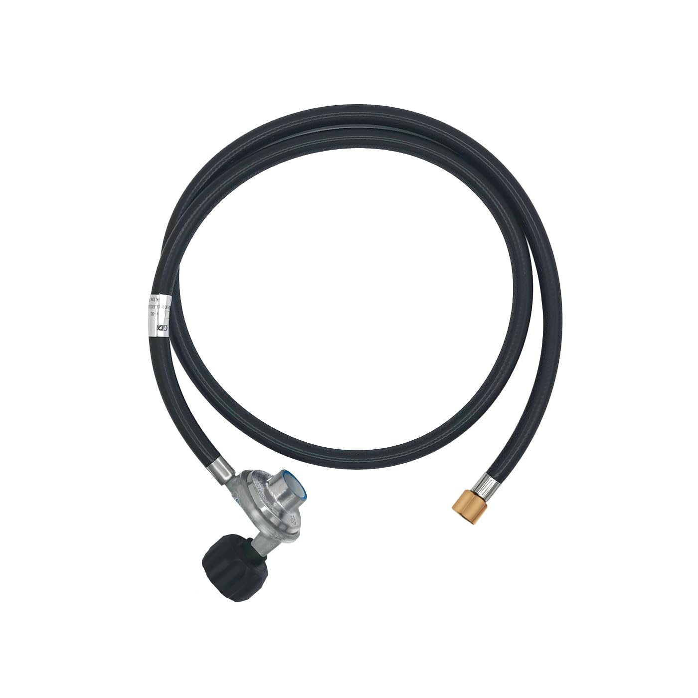 Photo 1 of Acesidn 5 Ft Propane Regulator with Hose for 20 LB Tank, Grill Regulator and Hose for Propane Tank, Gas Grill and Griddle - QCC1 & 3/8” Female,CSA Certified