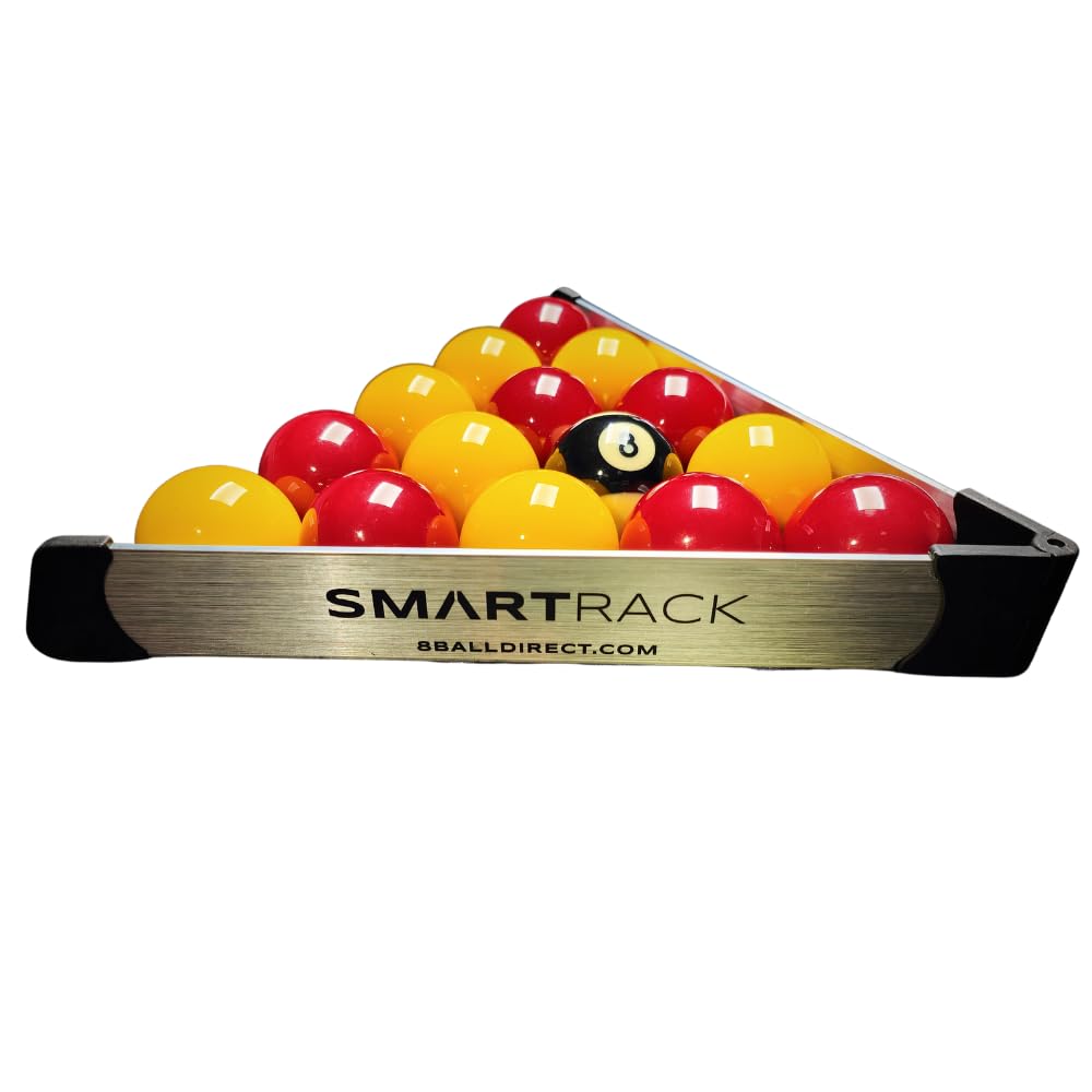 8 Ball Direct Smart Rack - Pool and Billiard Rack/Triangle - For 2" Sized Balls - English Size