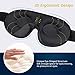 3D Contoured Sleeping Eye Mask - 99% Blindfold & Lights Blockout Sleep Mask for Men Women, Comfortable & Light Weight Eye Cover for Travel/Nap/Night's Sleeping, No Pressure On Your Eyes