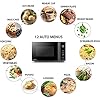 Toshiba 800w 20L Microwave Oven with 12 Cooking Presets, Upgraded Easy-Clean Enamel Cavity, Weight/Time Defrost, and…