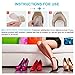 Heel Cushion Inserts, Heel Grips Reusable Self-Adhesive Shoe Inserts Liners for Men's and Women's Shoes too big, Shoe Pads for Preventing Heel Slipping, Rubbing, Non-Slip Comfortable Heel Pads-6 Pairs