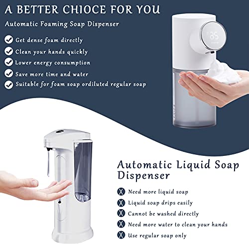 Oriday Automatic Foaming Soap Dispenser,Upgraded Foam Hand Soap