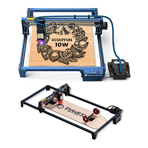SCULPFUN S30 Pro 10W Laser Engraver with Auto Air Assist and 37.4