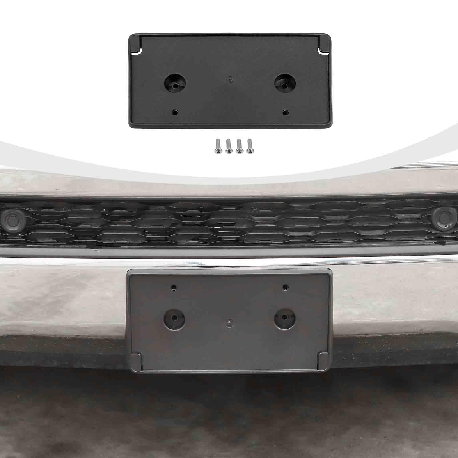 Photo 1 of RAZPOY for RAM Front License Plate Bracket Holder Mount Frame Compatible with Dodge RAM 1500 2018-2024 Exterior Accessories, Black