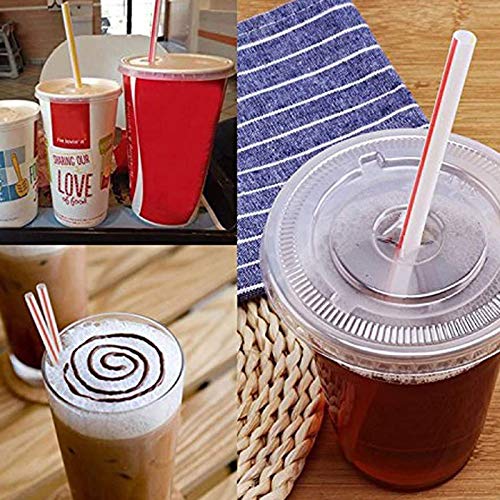 SHINEHUA 600 Stück Trinkhalm, Plastik Strohhalme Bunte Mehrfarbig Trinkhalme Plastiktrinkhalme Flexible Kunststoff… – Bild 4