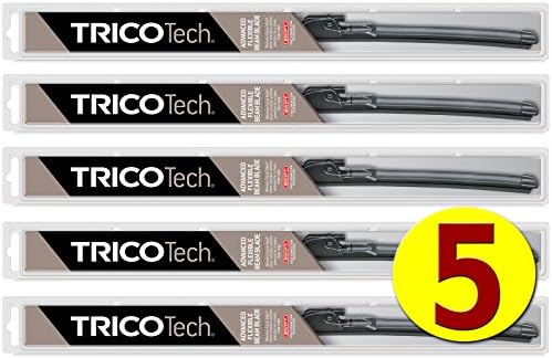 5-Wiper Factory Master Case - Bulk Wiper Blades for Fleets & Service Repair Shops - TRICO 19-220 22" Beam Blade Wipers fit Nearly Any Wiper Arm Attachment