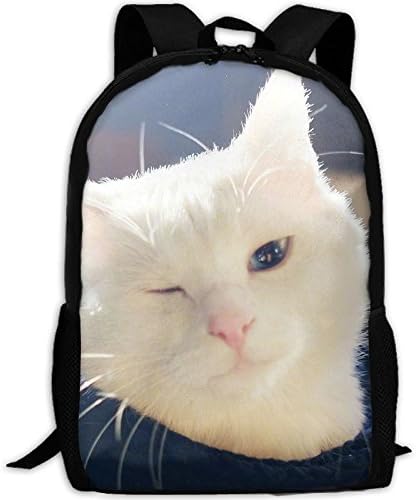 Wink Cat Outdoor Casual Shoulders Multipurpose Backpack Fantasy Shoulder Bag School Backpack Travel Bags Laptop Backpack For Unisex