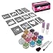 BMC Cute Nature Party Fun Temporary Fashionable Glitter Tattoo Body Art Design Stencils Kit