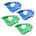 Outer Trails Sling Mesh Swimming Pool Chairs for Pool Noodles, 4 Piece Value Pack