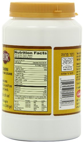 LiOR Tahini, All Natural 100% Pure Ground Sesame, 16-Ounce Jars